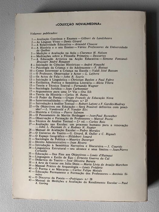 Observação e Formação de Professores, de Marcel Postic