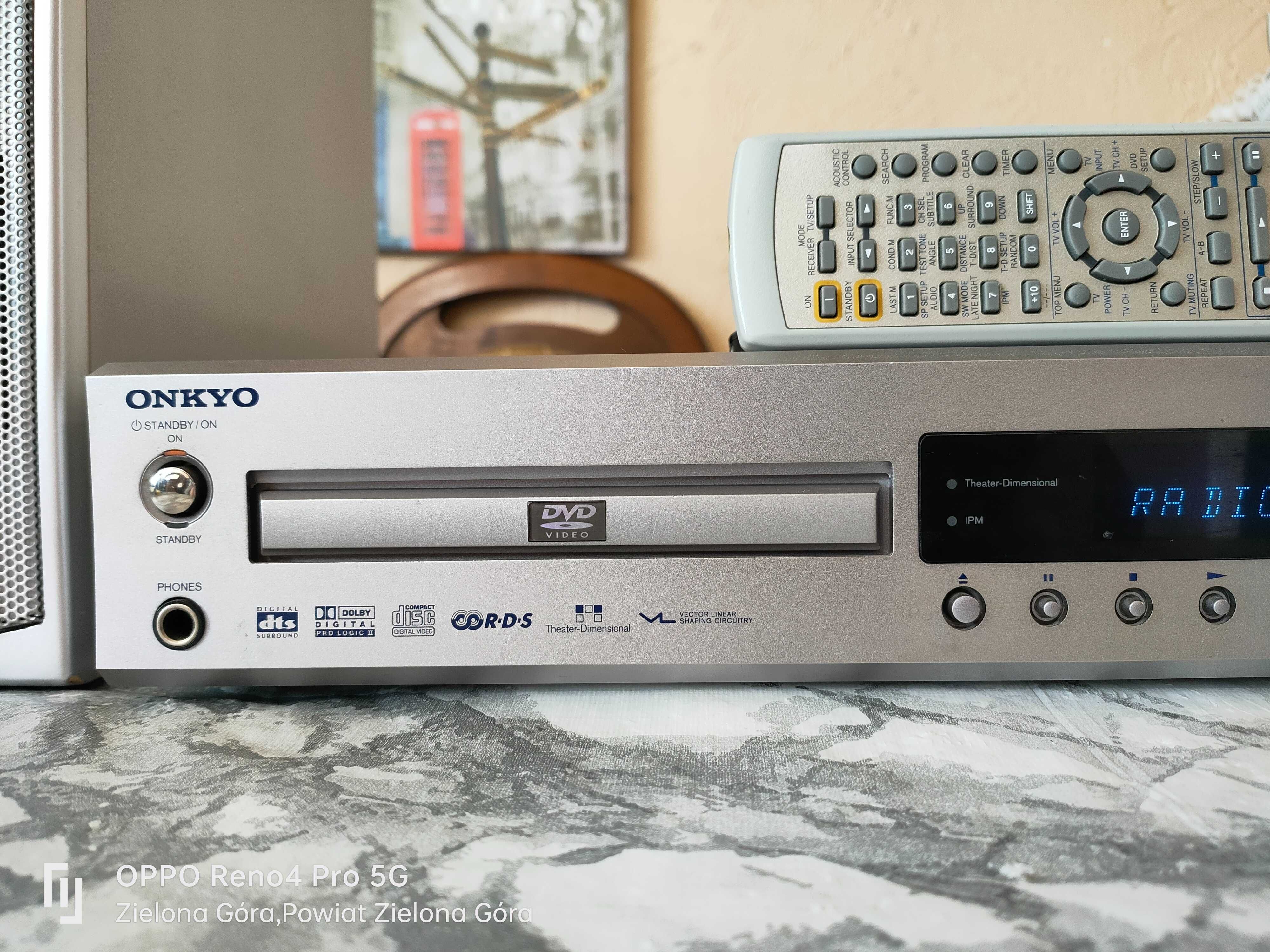 ONKYO DR-L50 100% Sprawny Hi-Fi Amplituner z DVD Made in Japan Pilot
