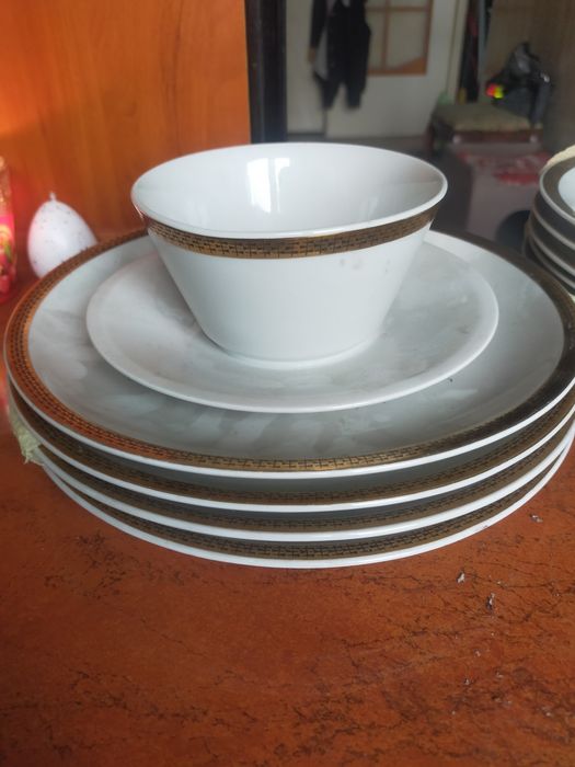 Talerze Porcelana Made in Germany Triptis przedwojenna