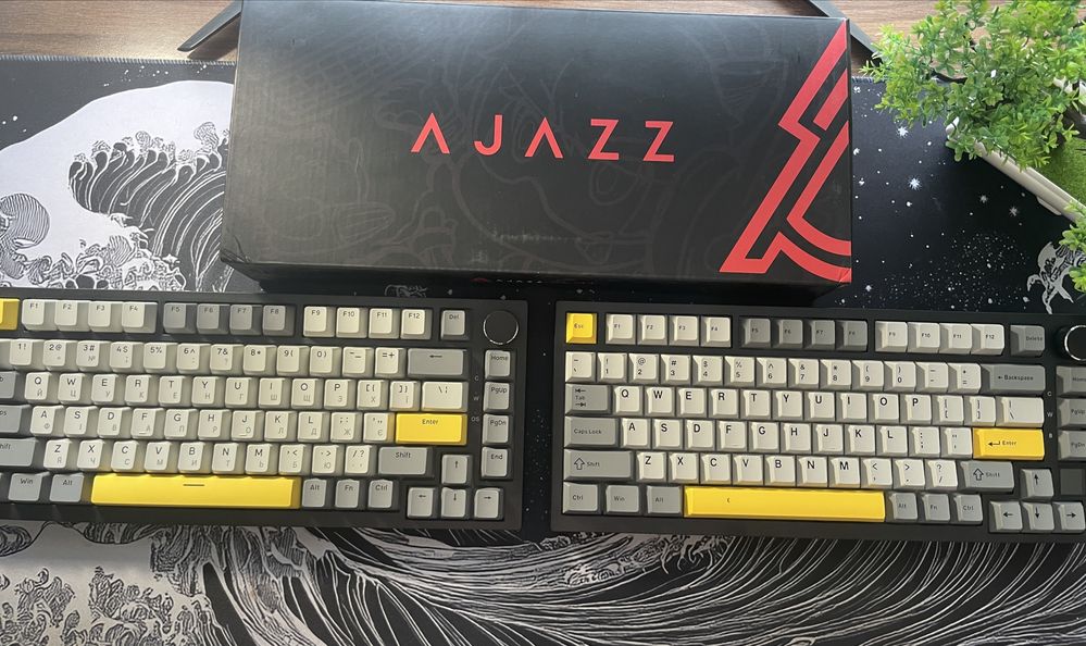 Ajazz ak 820 Pro з гравіюванням