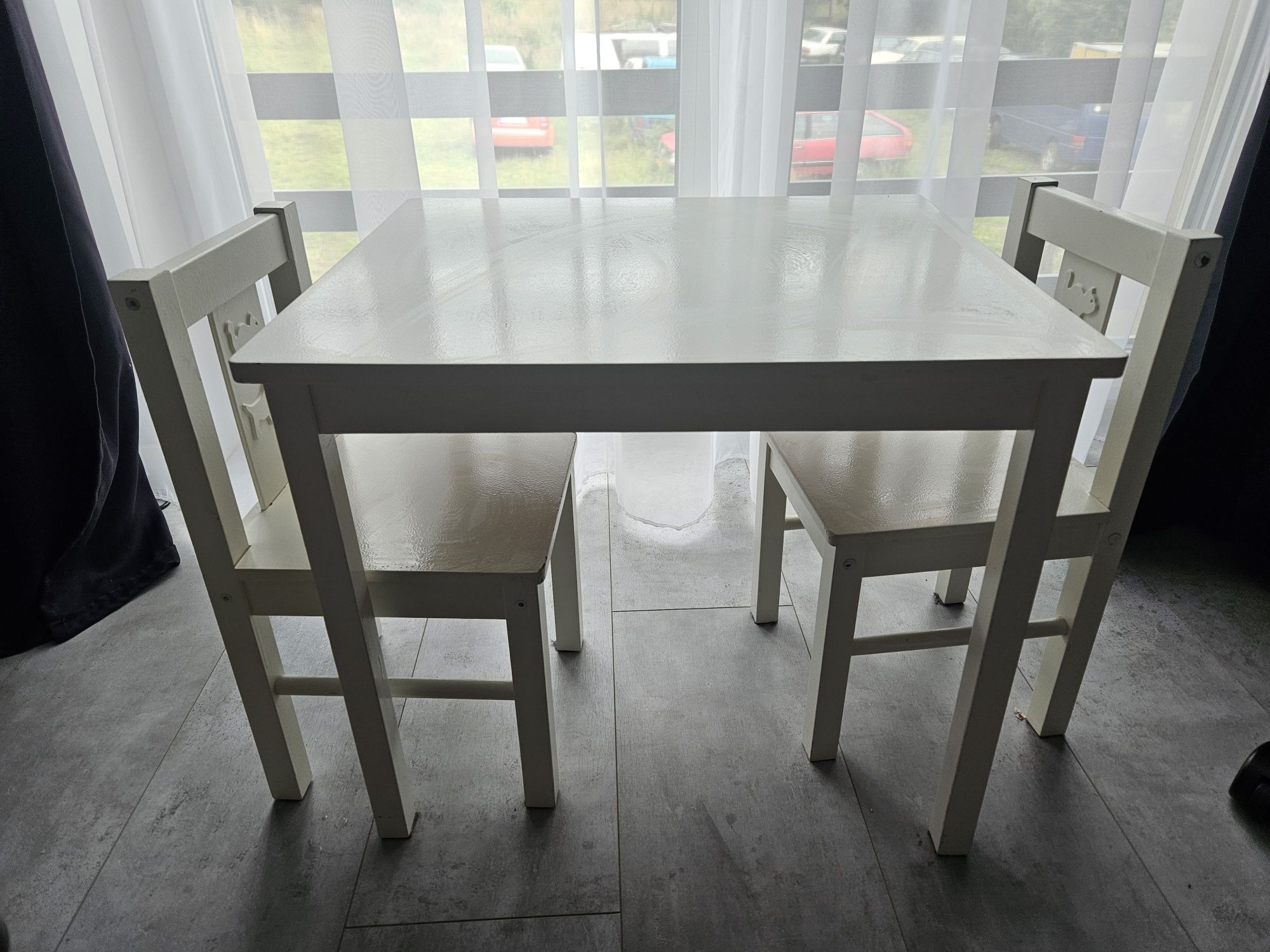 Stolik i krzesełka Kittler Ikea