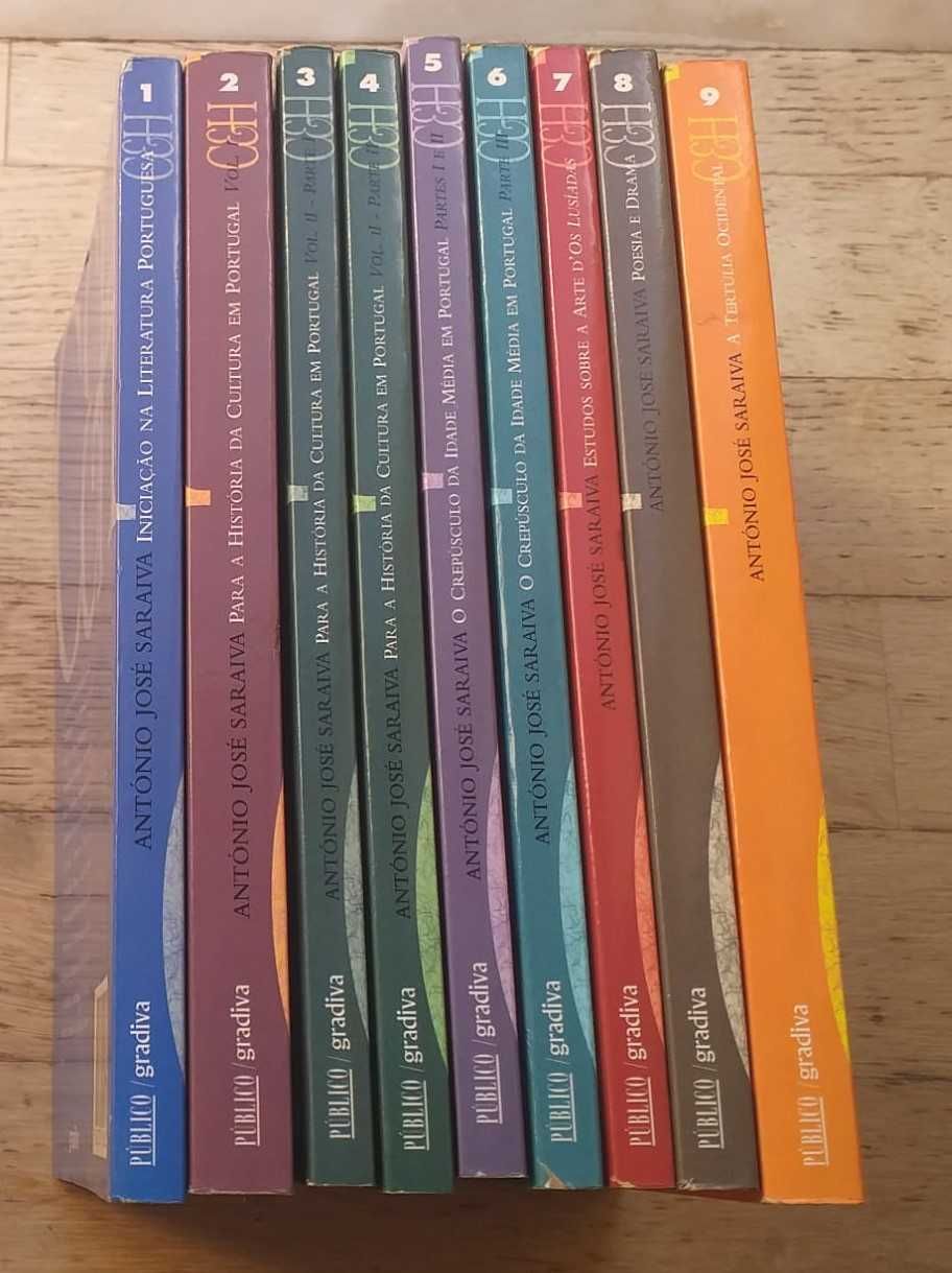 Coleção Cultura e História, IX Volumes, de António José Saraiva