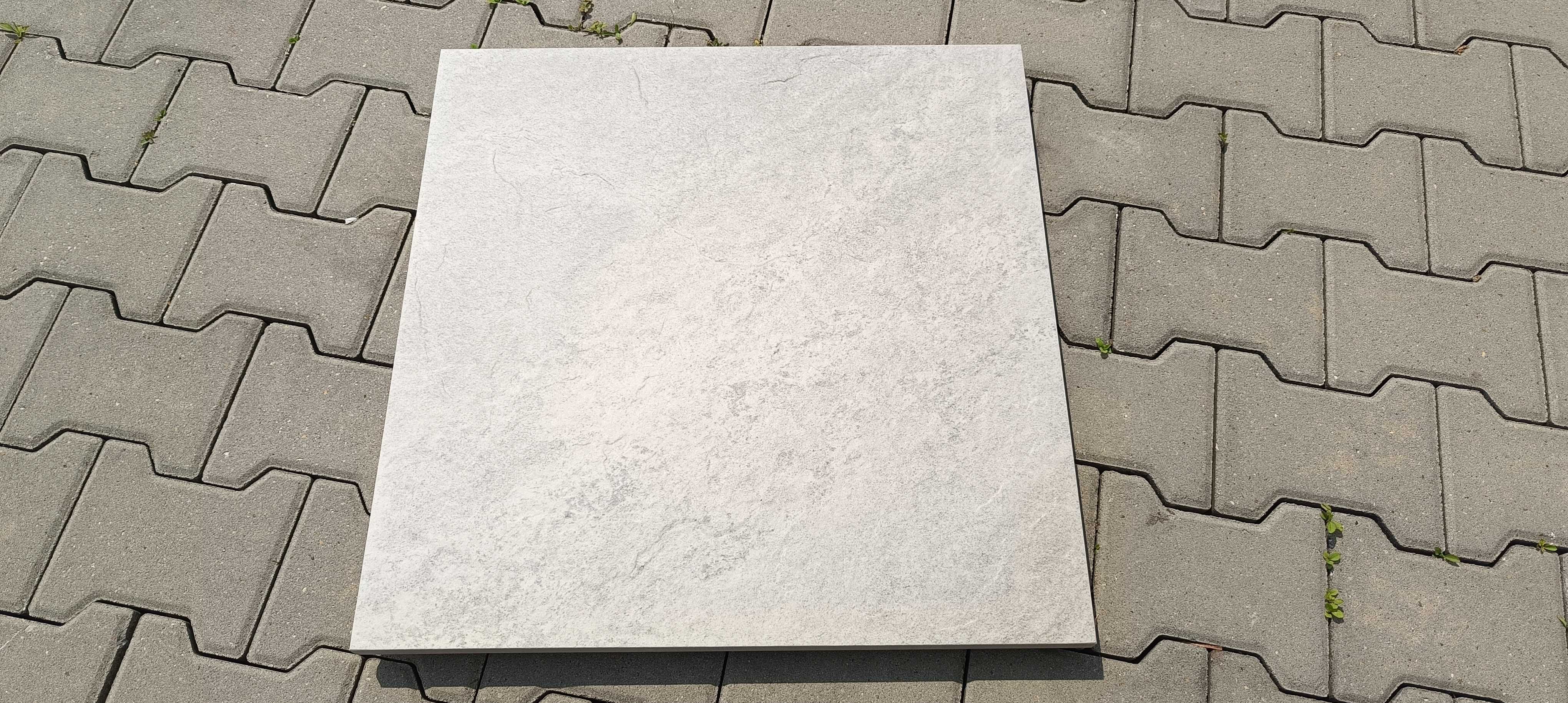 Płytki podłogowe tarasowe chodnikowe Quarzo Silver 60X60x2 cm Gat.1