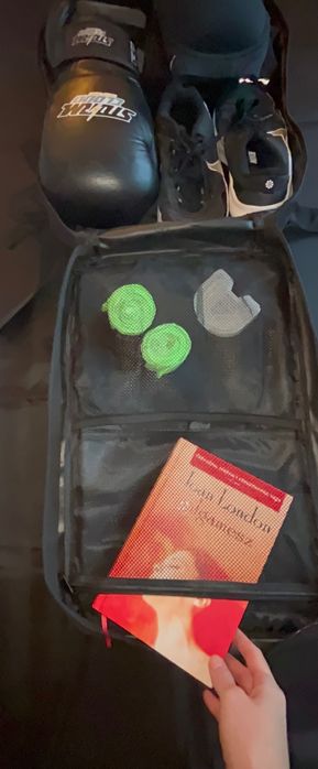 Czarny plecak dla aktywnych - na siłownię, fitness lub sztuki walki