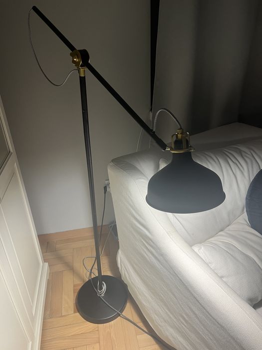 IKEA RANARP Lampa podłogowa czarna