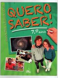 livro escolar quero saber 7º ano Moral como novo