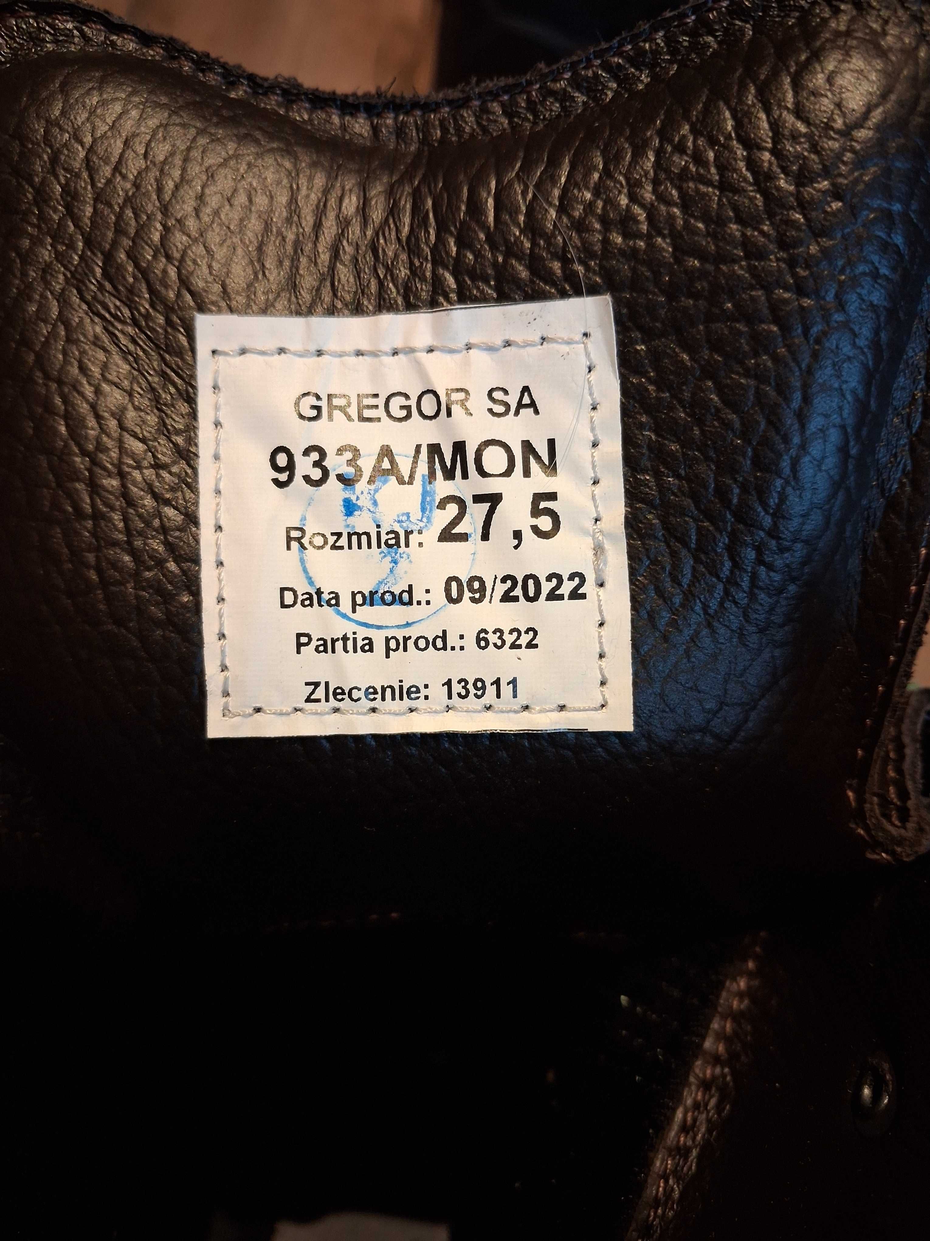 Buty Zimowe Trzewiki Wojskowe brązowe 933A/MON rozmiar 42,5 (27,5)