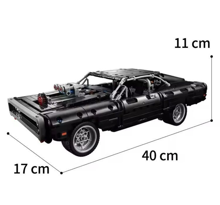 Klocki Technic Dodge Charger na wzór 42111 (Nie Lego) 1077 elementów