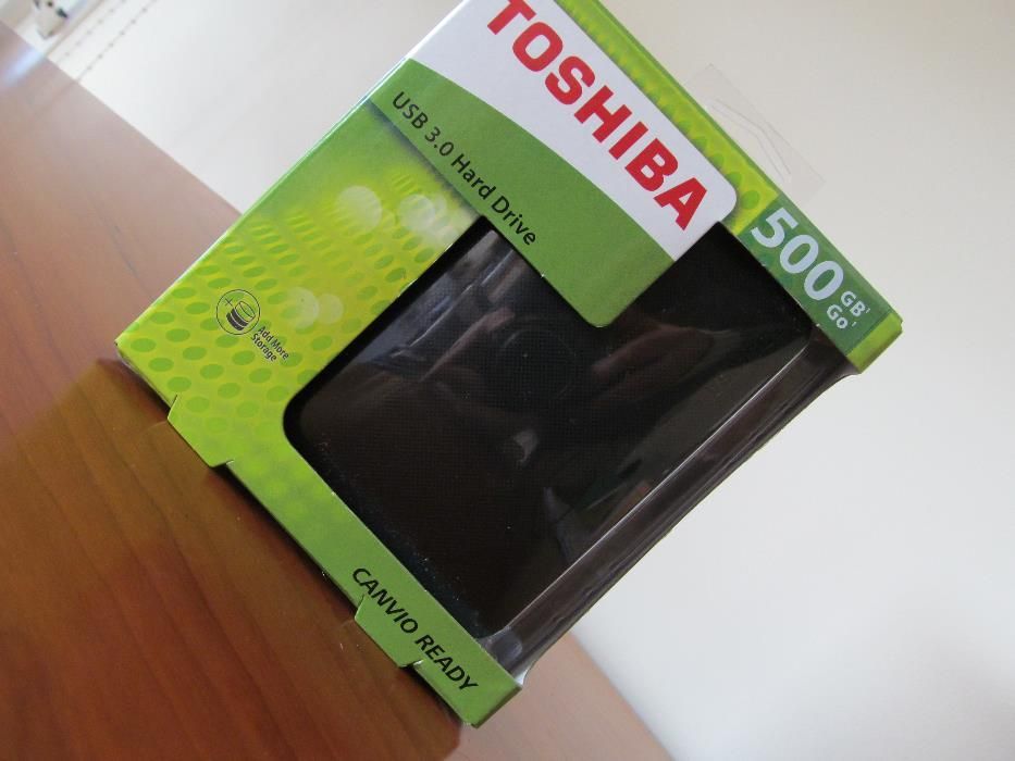 NOVO - Toshiba Disco Externo USB 3.0 Canvio Ready 500 GB - 2,5"