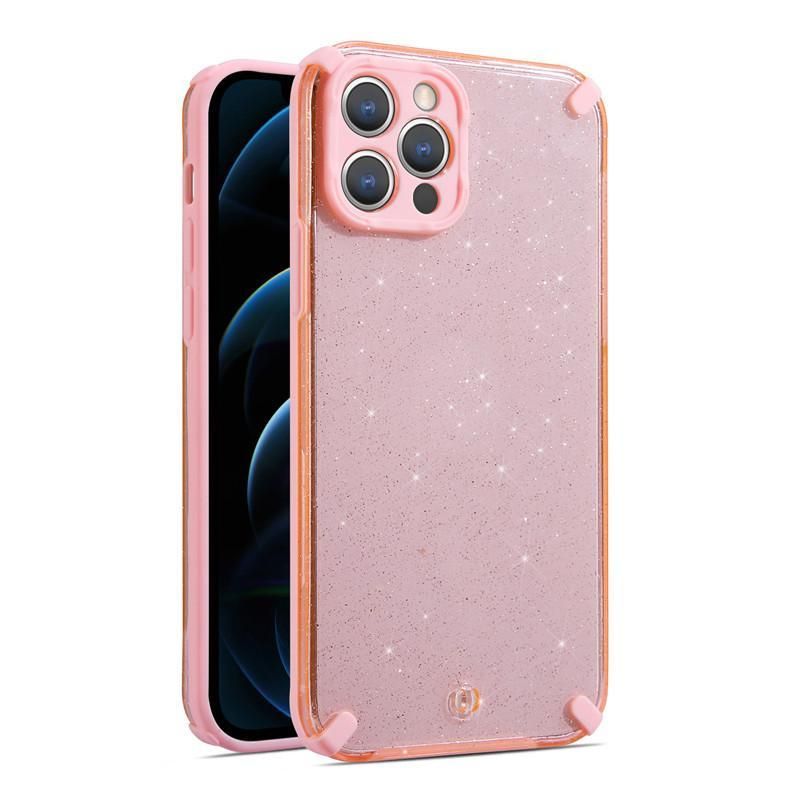 Armor Glitter Case Do Samsung Galaxy A20S Różowy