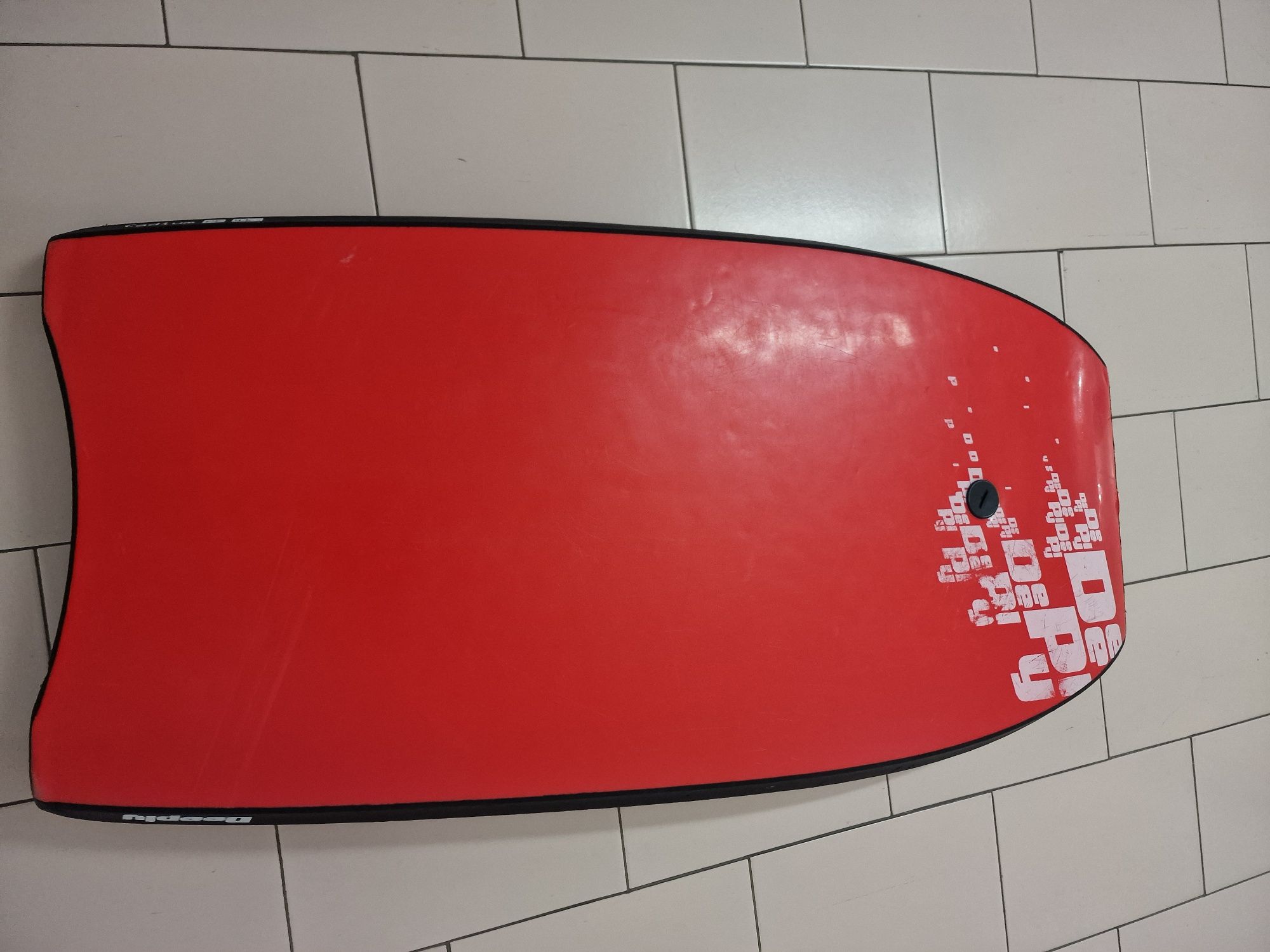 Prancha de Bodyboard + Saco + Pe de Pato