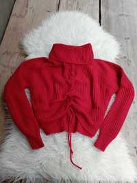 Czerwony sweterek S/M