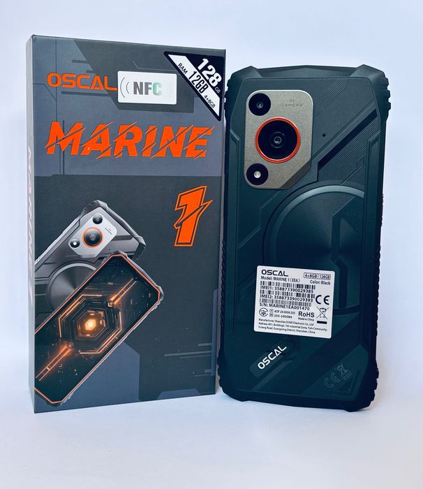 OSCAL Marine 1 – Novo / 128GB / 4GB RAM / NFC / Desbloqueado