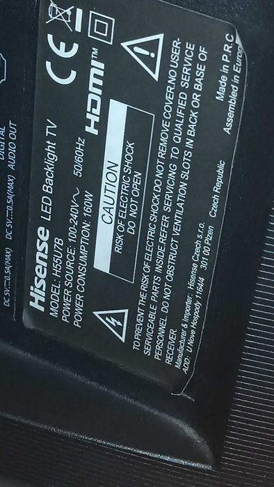 Smart TV Hisense 55" 4K ULED UltraHD