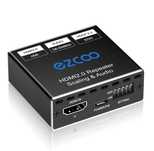 EZCOO HDMI Repeater Splitter 1x1 Audio Extractor 4K 60Hz