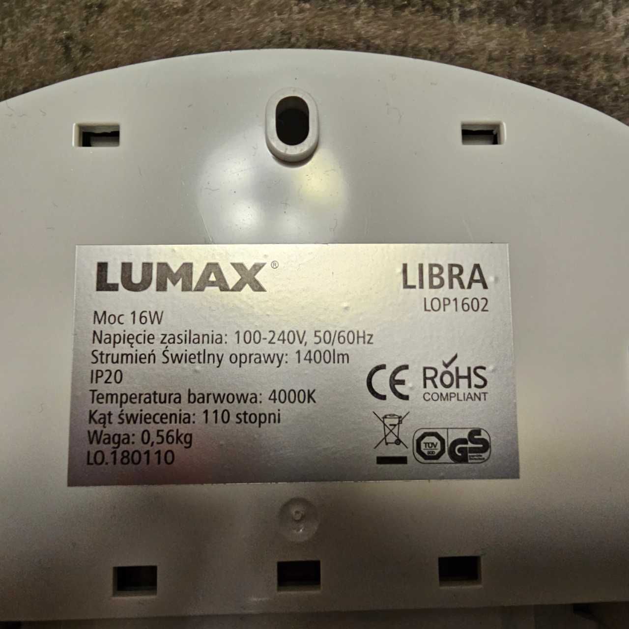 Oprawa kloszowa LED Lumax Libra LOP1602