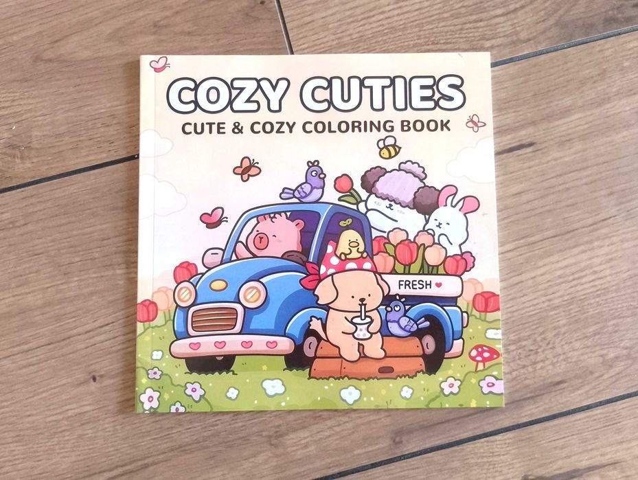 Cozy Cuties Coloring Book, kolorowanka antystresowa
