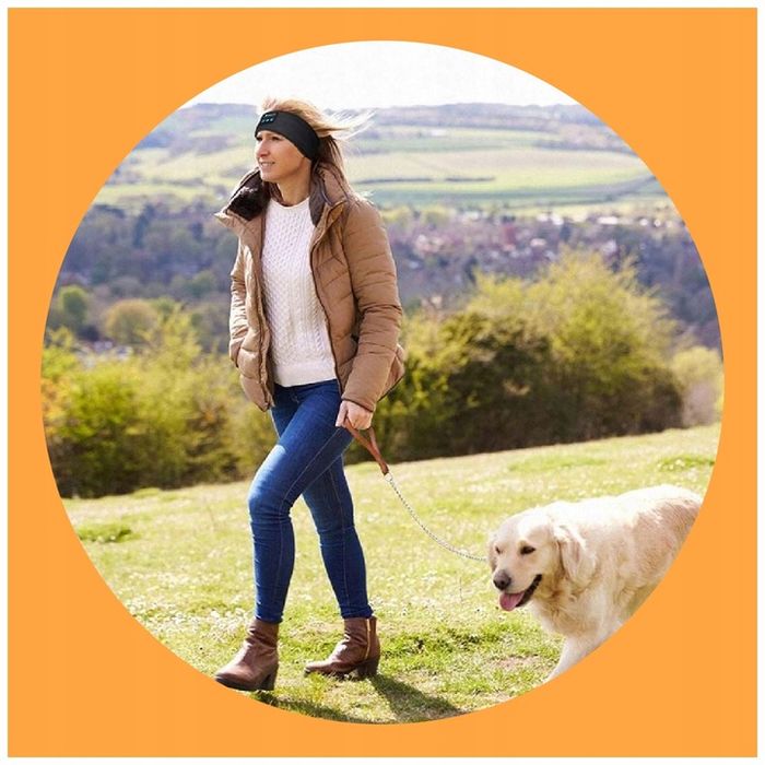 Opaska Sportowa Oczy Do Spania Biegania Głośnik Bt