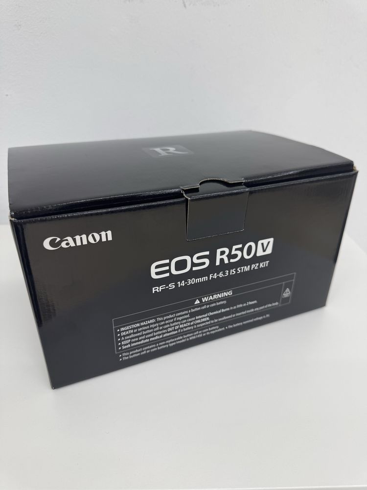 Canon EOS R50V Nova na Caixa