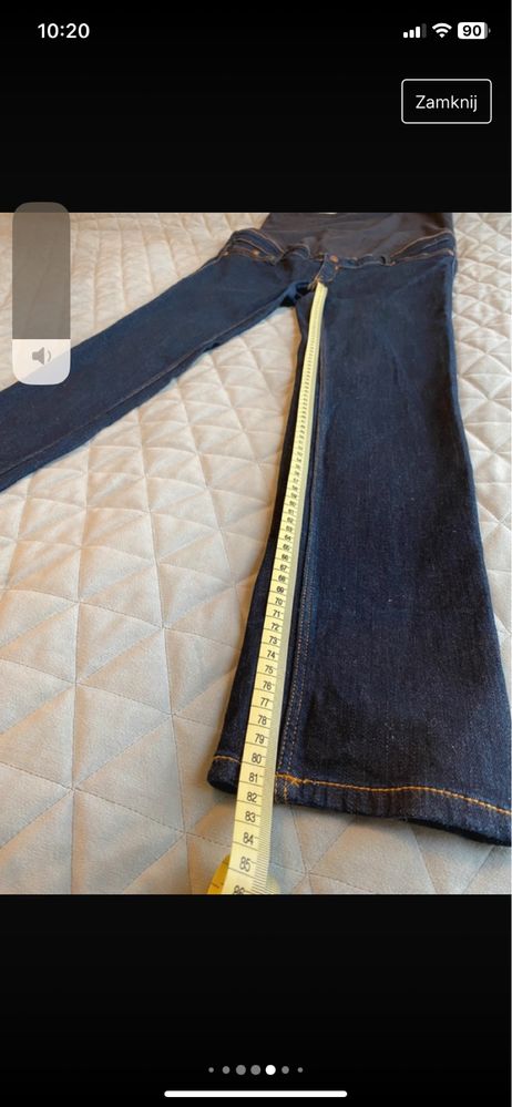 Jeansy ciążowe H&M 42/44
