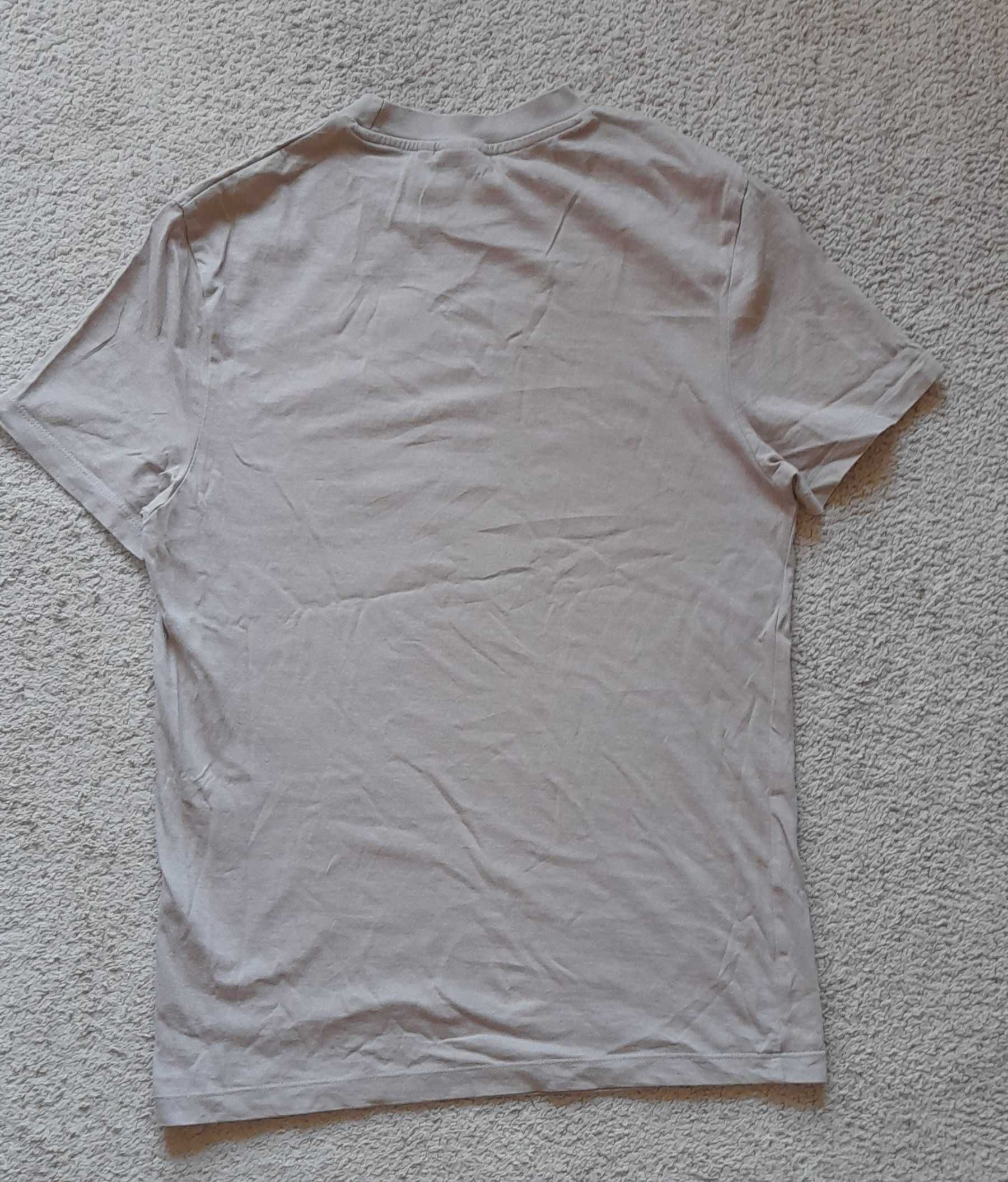 Beżowy/ziemisty t-shirt/ koszulka Asos rozmiar XS