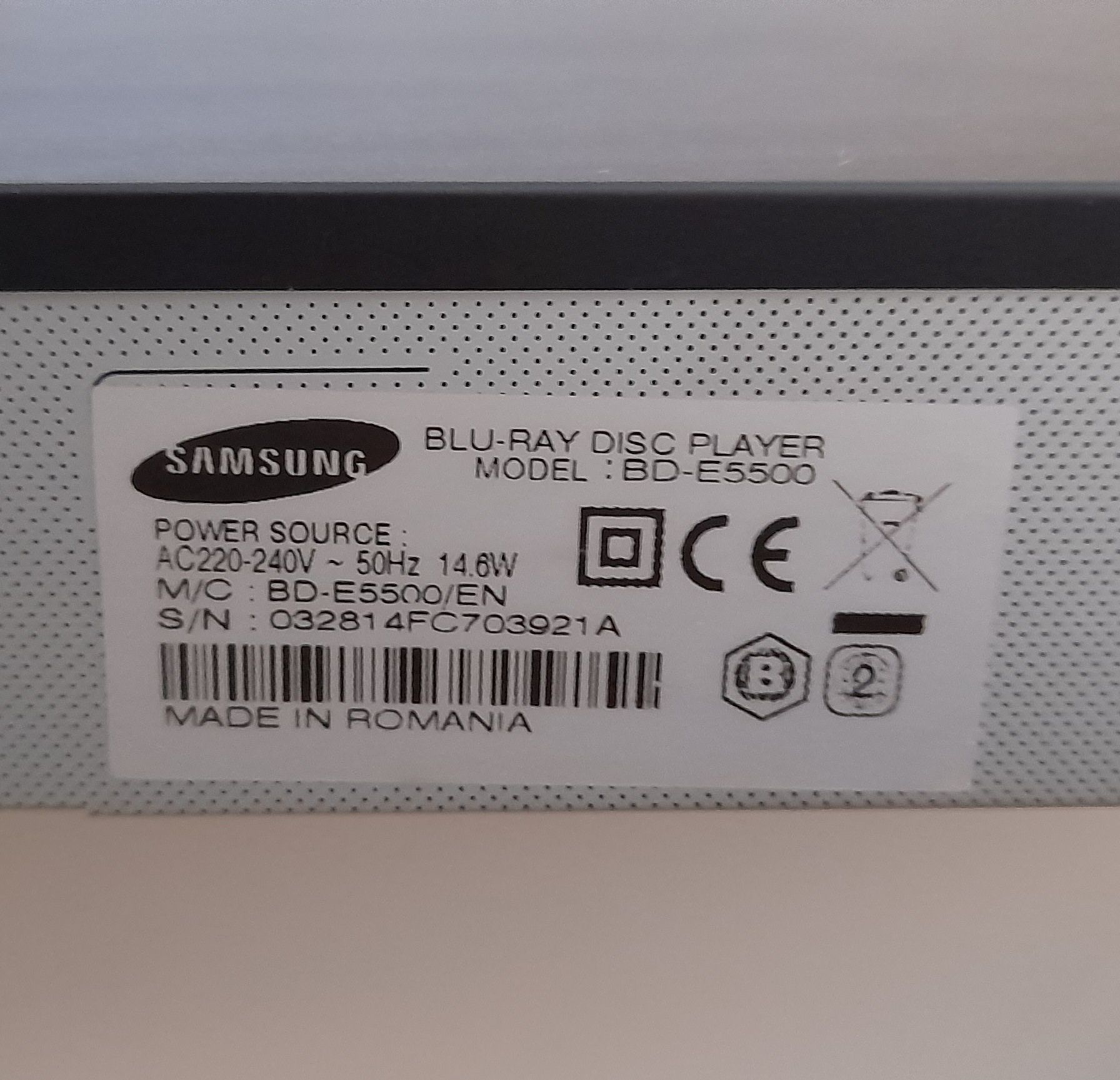 Odtwarzacz Samsung Blu-ray 3D BD-E5500