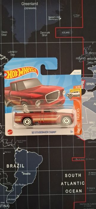 Pack de 4 hot wheels
