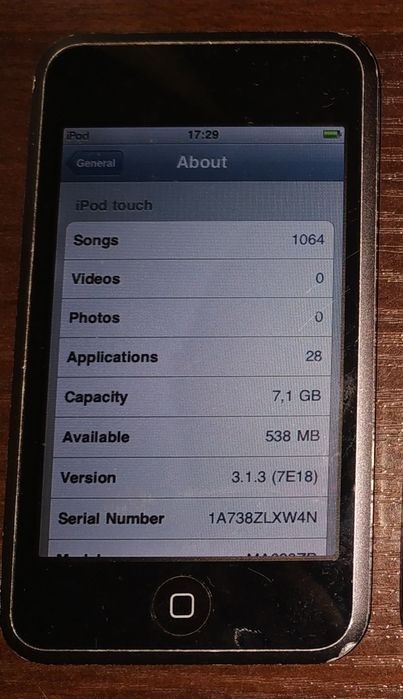 Apple iPod touch 1 gen