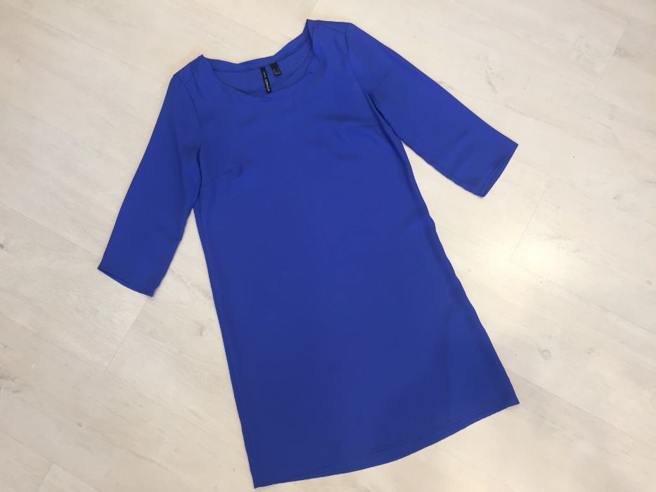 Фирменное красивое синее платье Mango Манго размер S-М