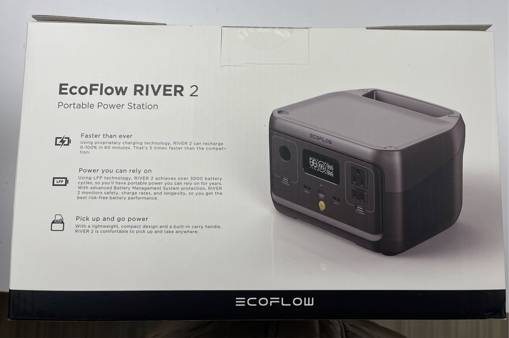 ECOFLOW RIVER 2 USA в наявності портативна зарядна станція