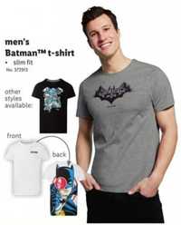 Nowy T-shirt męski bawełniany z licencją batman S 44/46 koszulka