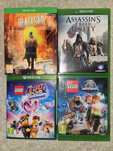 Xbox One; Blacksad, Lego Jurrasic i Przygoda 2, Assassins Creed Unity