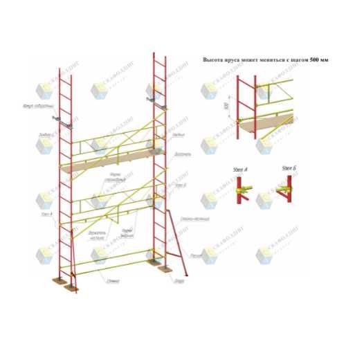 РАМНІ риштування/ КХЛ / Клино хомутовые леса / Строительные леса
