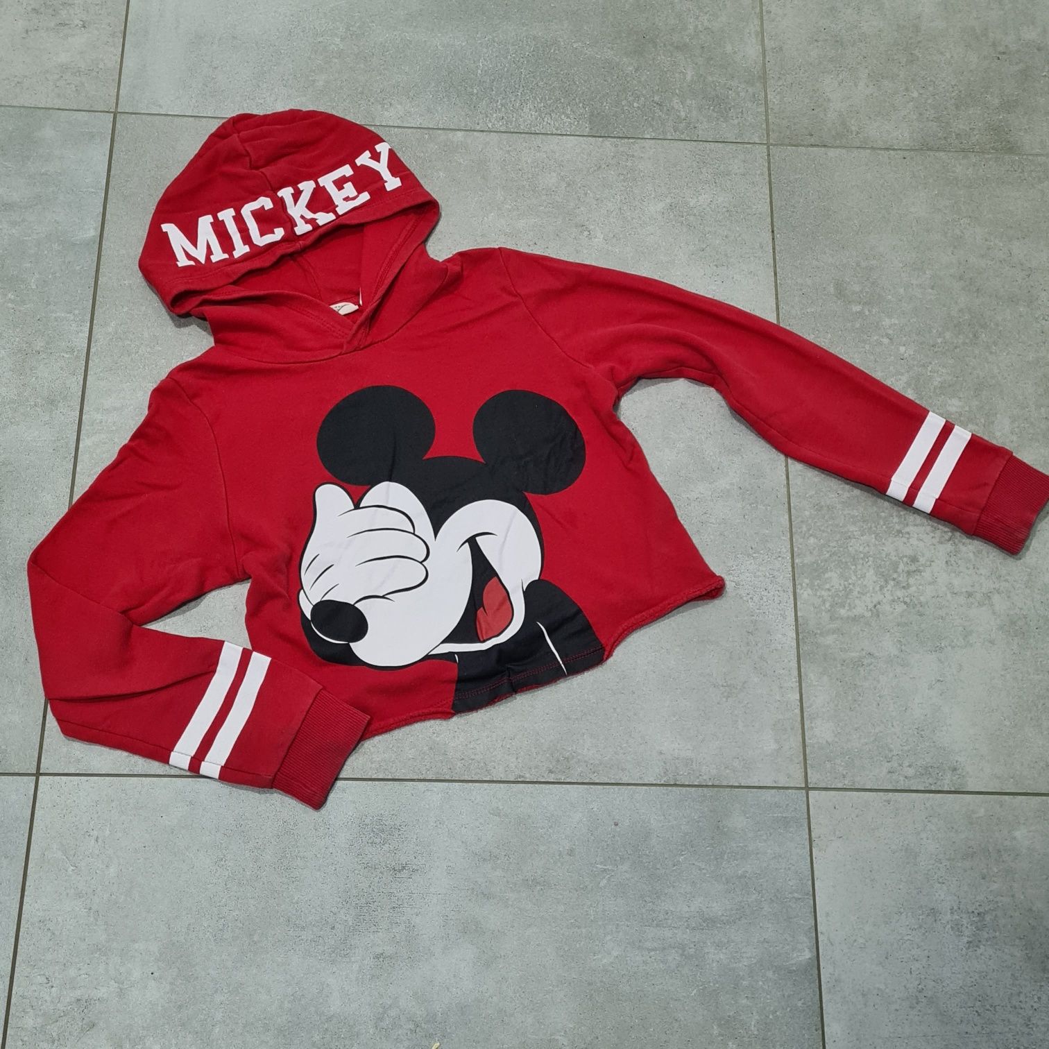 H&M czerwona Bluza z Mickey