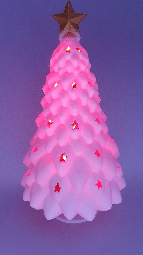 Choinka Ozdoba Świąteczna Lampka Nocna Prezent