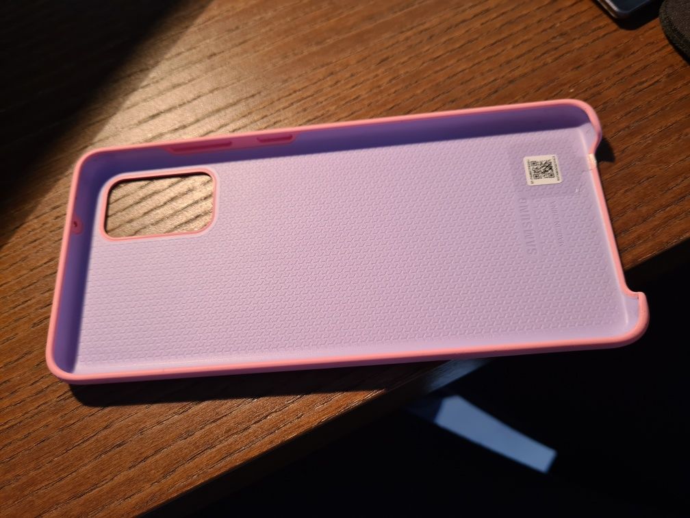 Etui case Samsung S20+ silikon różowe oryginalne