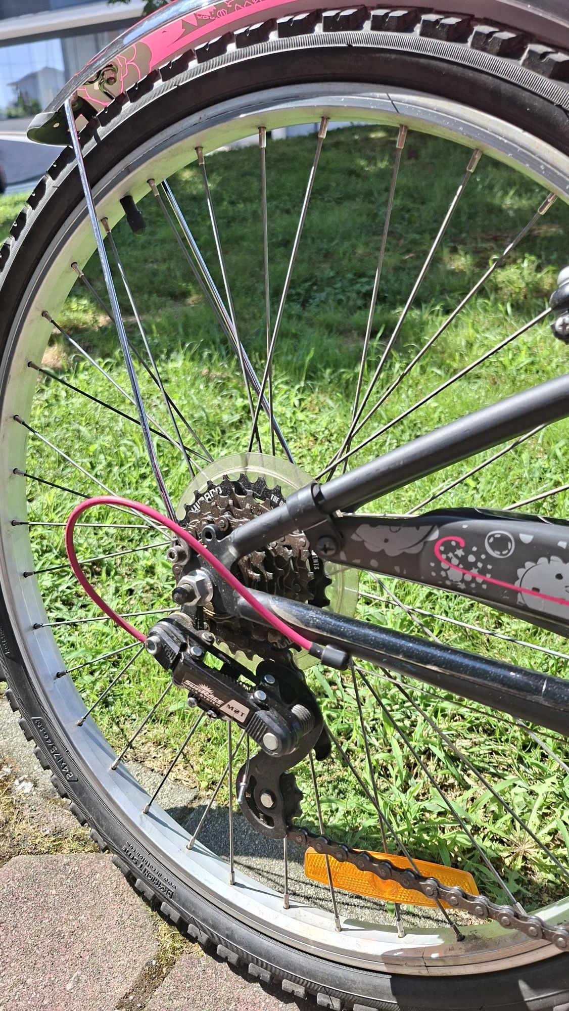 Bicicleta menina, roda 24, btwin Decathlon