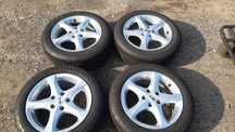 Alufelgi 16 5x112 opony zimowe Mercedes Audi Volkswagen Seat Skoda