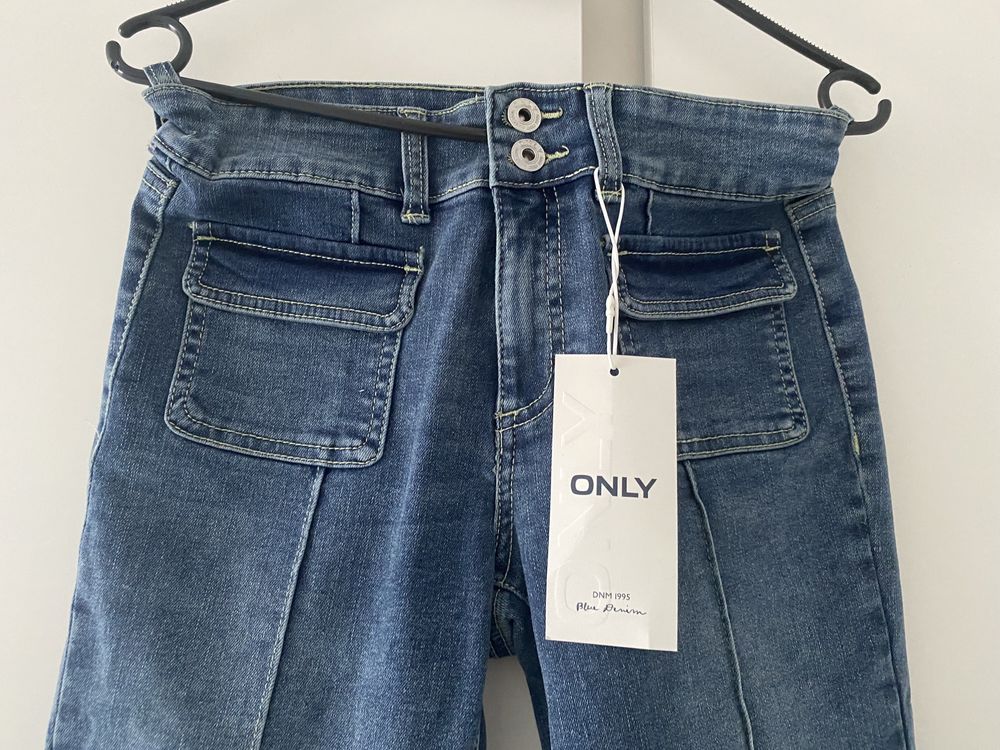 Jeansy Bootcut Flare Mid Waist ONLY