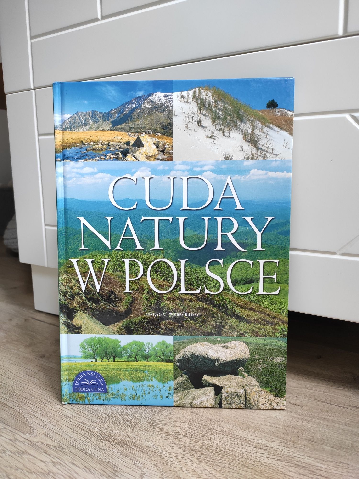 Książka cuda natury w Polsce w twardej oprawie nauka przyroda literatu