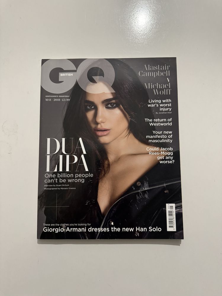 Vinil e revistas Dua lipa