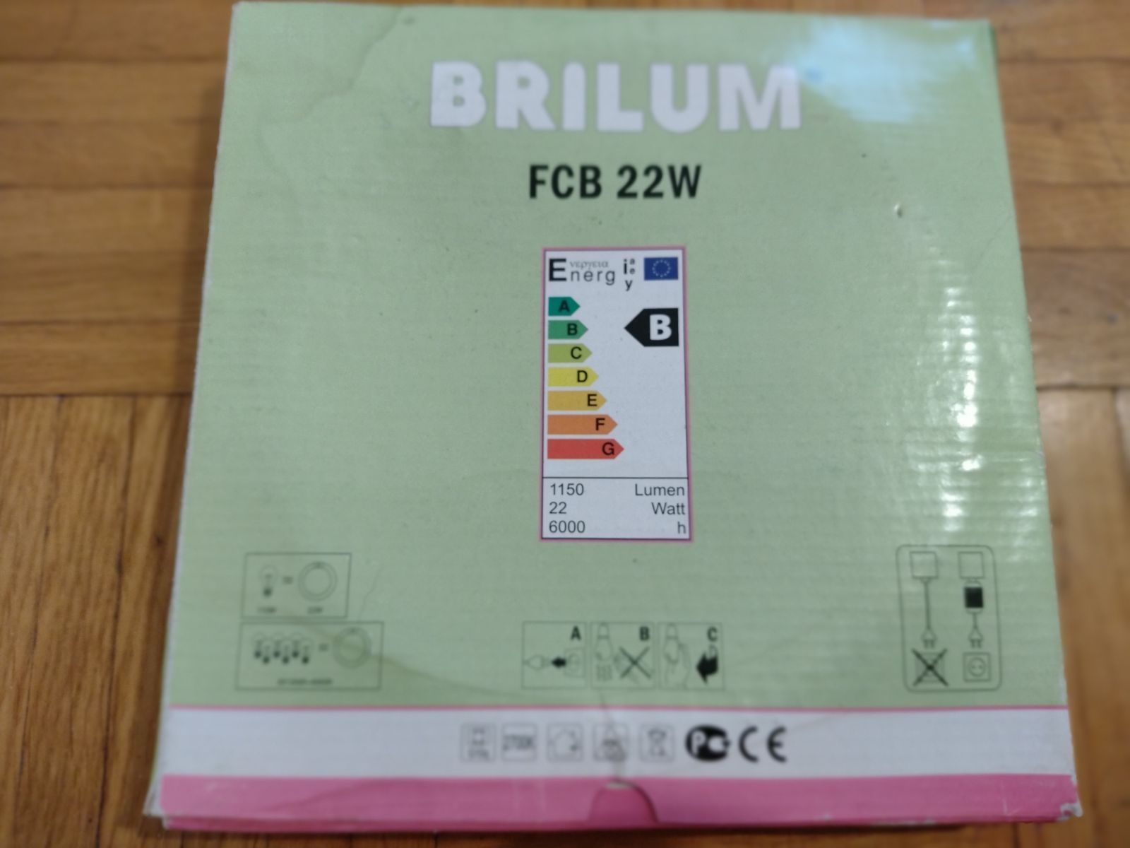 Świetlówka okrągła Brilum fcb 22w 2700k G10g nowa