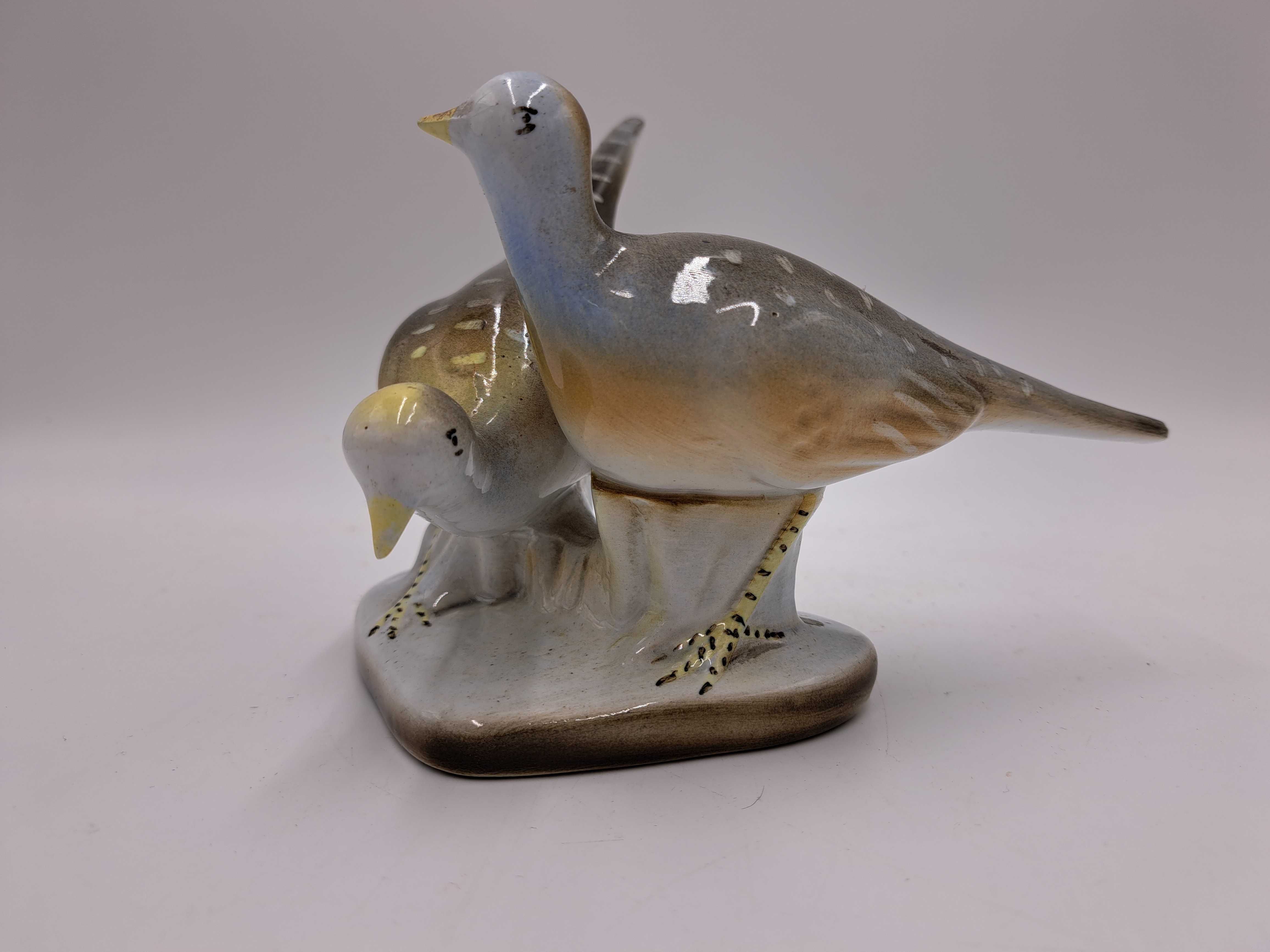 Figurka kuropatwy ptaki Jugosławia vintage