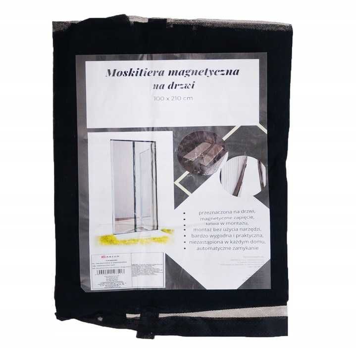 MOSKITIERA NA DRZWI okno balkonowe balkon Z MAGNESAMI 210x100 magnetyc