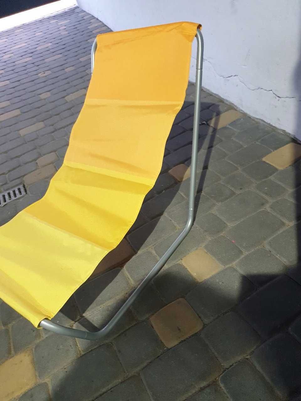 Leżak Składany Do Torby Plażowy Lekki Turystyczny Ogrodowy Z Pokrowcem