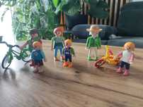 Playmobil rodzina figurki rower