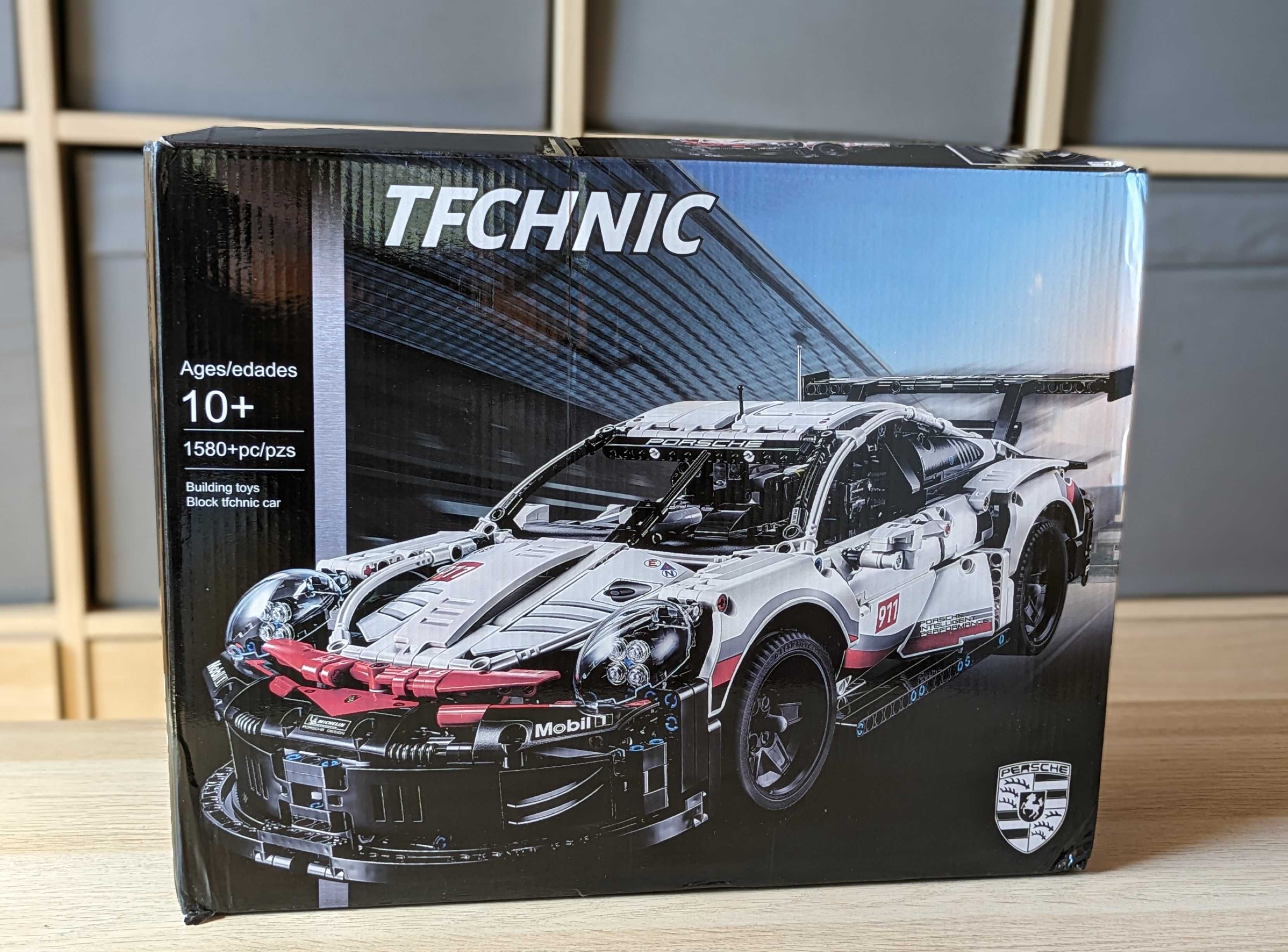 Porsche 911 RSR 42096 technic 1580 klocki nowe jak Lego auto samochód