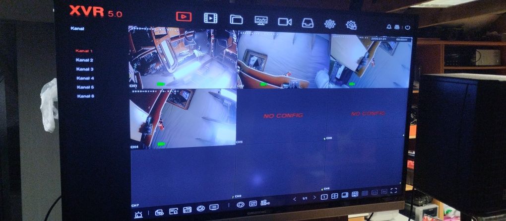 Kamery noxel 4 szt. + Rejestrator monitoring