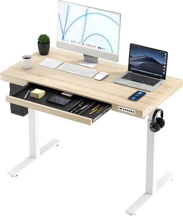 Nowe biurko elektryczne / ładowarka indukcyjna / 60x120CM !A3034!