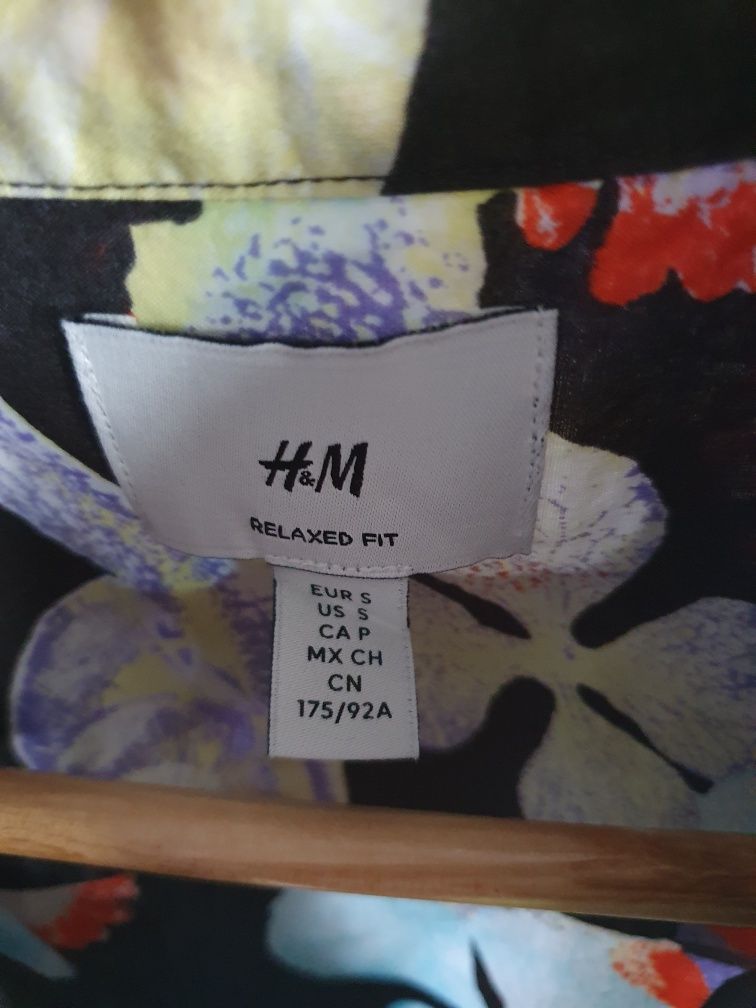 Letnia koszula męska H&M rozm. S.